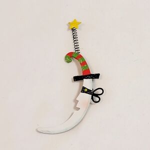 Silvestri Holiday Whimsical Moon Pin By Sue Dreamer - Christmas Jewelry